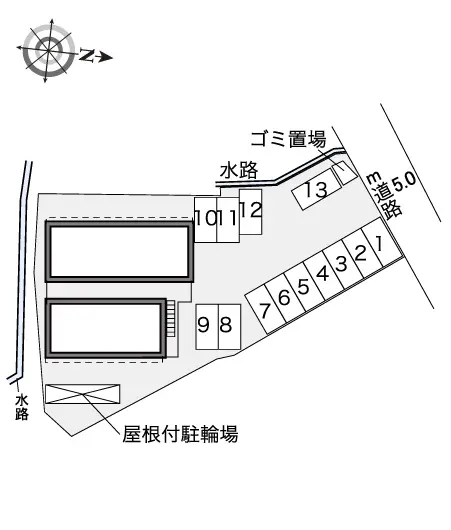 ★手数料０円★相生市栄町　月極駐車場（LP）